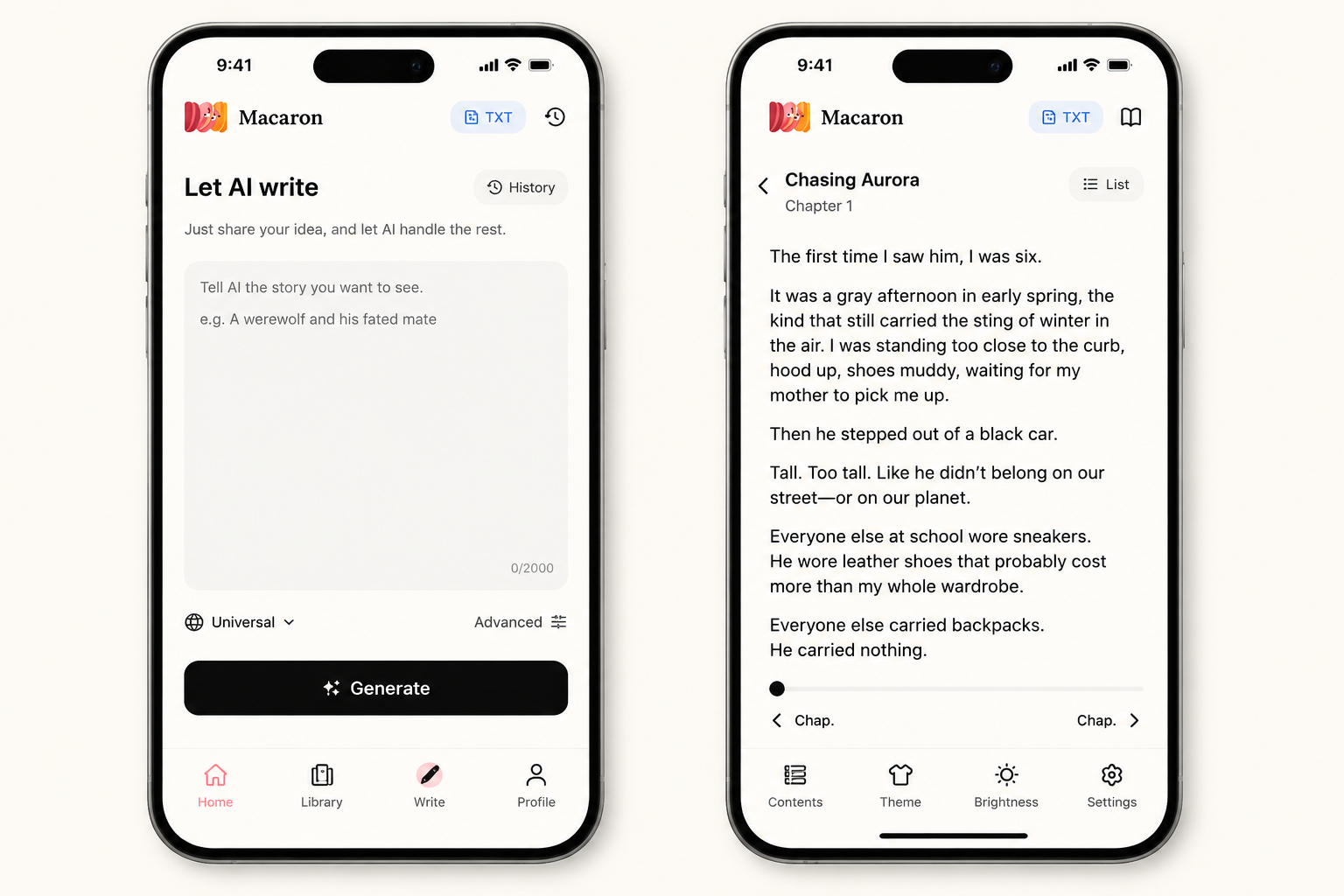 Macaron Novel Reader App – Read Thousands of Novels Free, Personalized by AI