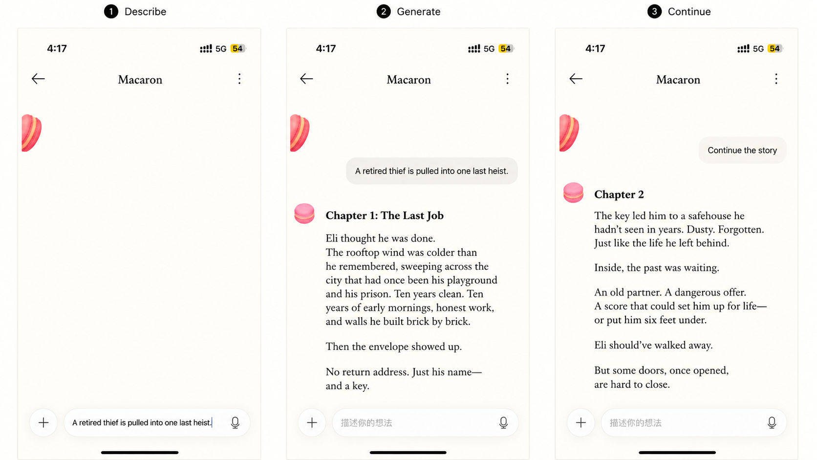It remembers your stories & preferences