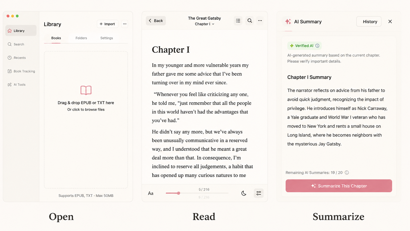 Read on Any Device — Web & App